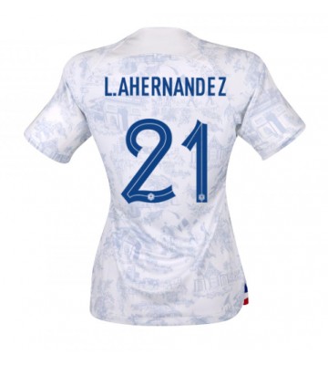 Lacne Ženy Futbalové dres Francúzsko Lucas Hernandez #21 MS 2022 Krátky Rukáv - Preč